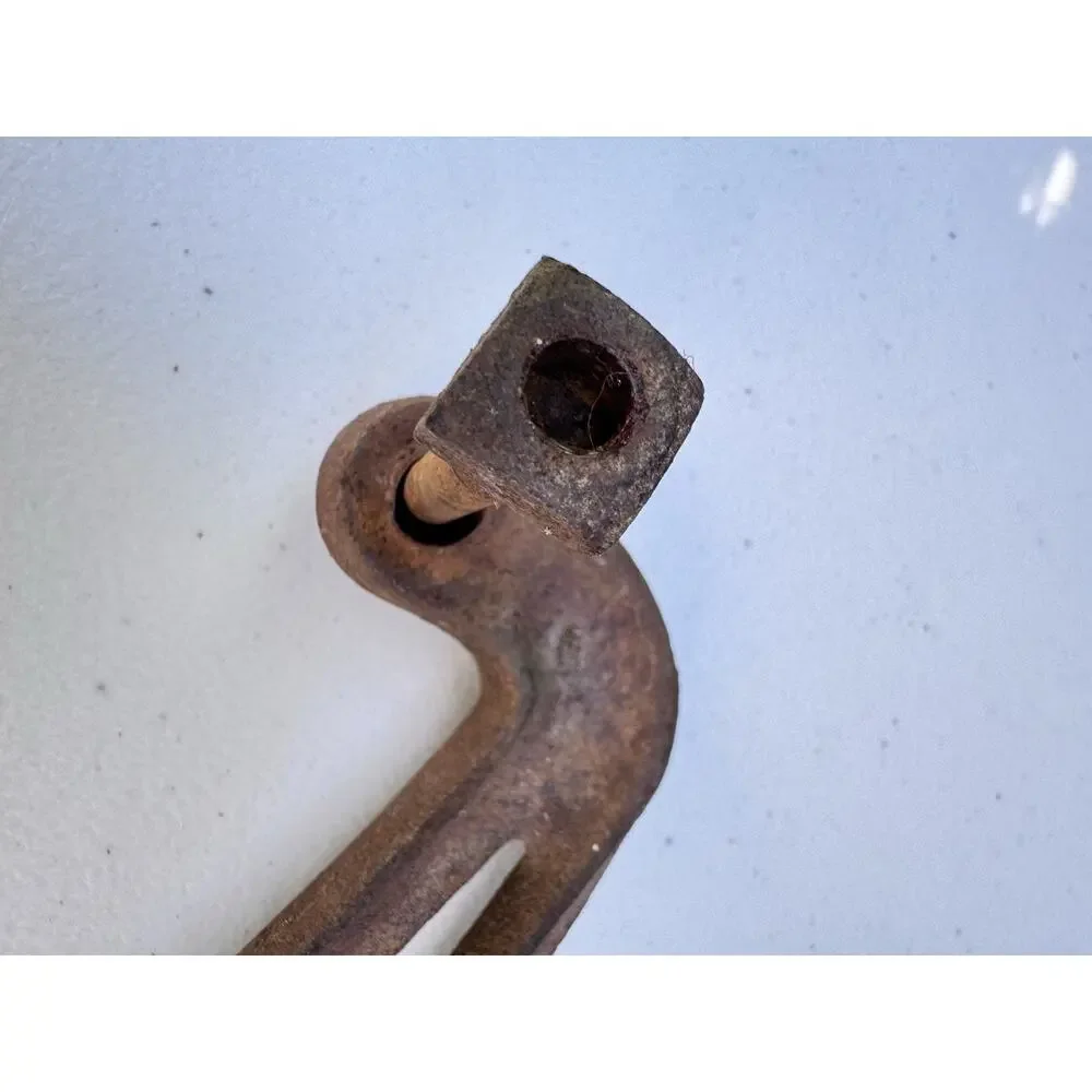 Vintage Cast Iron Ladder Safety Rung Lock for Wooden Extension Ladder